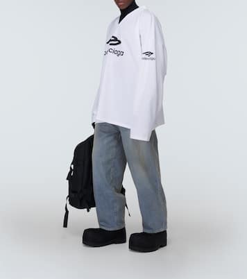 Waterproof wide-leg jeans | Balenciaga