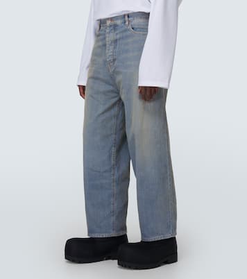 Waterproof wide-leg jeans | Balenciaga