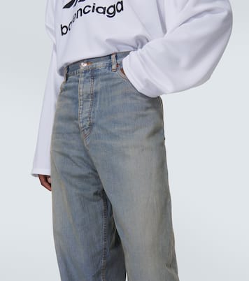 Waterproof wide-leg jeans | Balenciaga