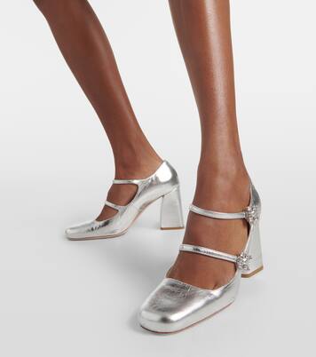 Babies Mini Très Vivier leather pumps | Roger Vivier