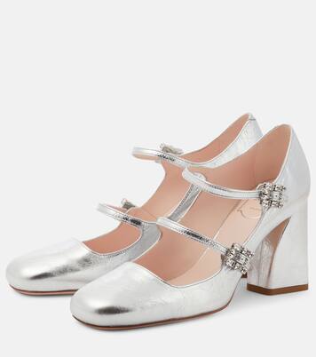 Babies Mini Très Vivier leather pumps | Roger Vivier