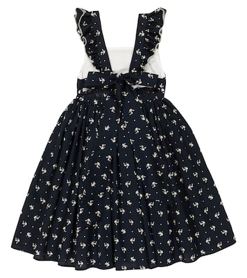 Ruched floral cotton dress | Paade Mode