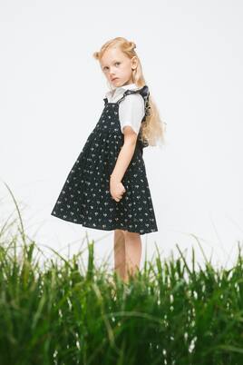 Ruched floral cotton dress | Paade Mode