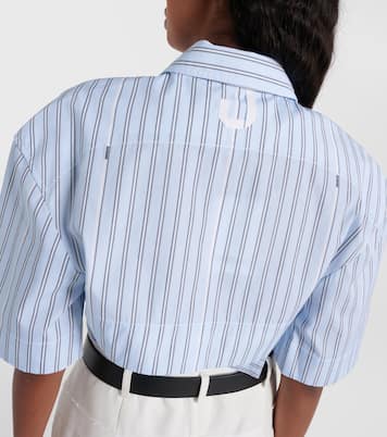 La Chemise Courte Bari striped cotton shirt | Jacquemus