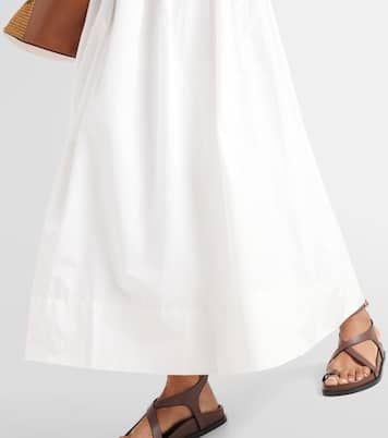 X Monikh Oliveria Maxirock aus Seide und Baumwolle | Faithfull