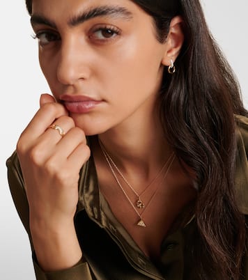 Salt To My Pretzel 10kt gold necklace with diamonds | Stone and Strand