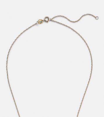Salt To My Pretzel 10kt gold necklace with diamonds | Stone and Strand