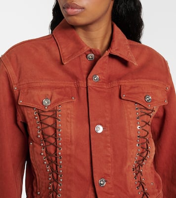 Cropped denim jacket | Rabanne