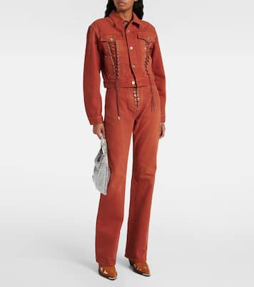 Cropped denim jacket | Rabanne