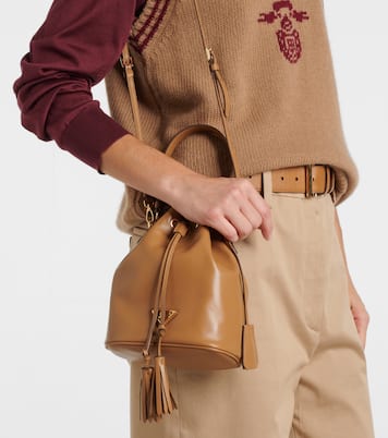 Bucket Bag Small aus Leder | Prada