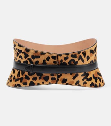 Neo Bustier calf hair corset | Alaïa