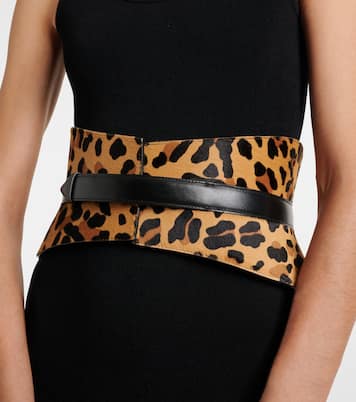 Neo Bustier calf hair corset | Alaïa