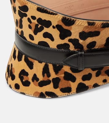 Neo Bustier calf hair corset | Alaïa