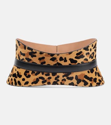 Neo Bustier calf hair corset | Alaïa