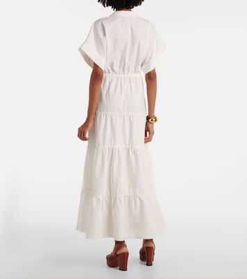 Abito lungo in cotone | Adriana Degreas