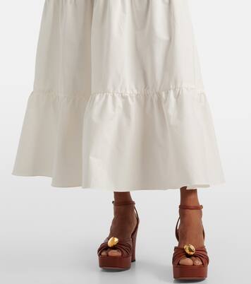 Abito lungo in cotone | Adriana Degreas