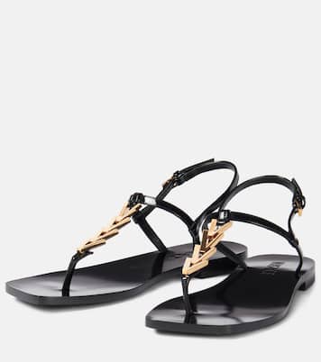 Sandalen V2025 Chain aus Leder | Versace