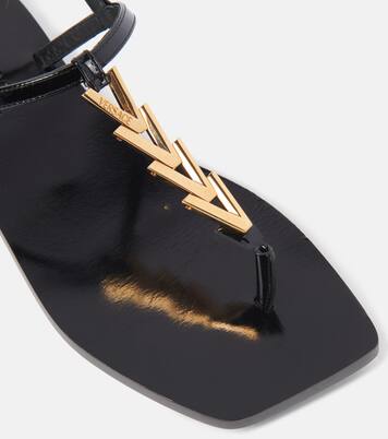 Sandalen V2025 Chain aus Leder | Versace