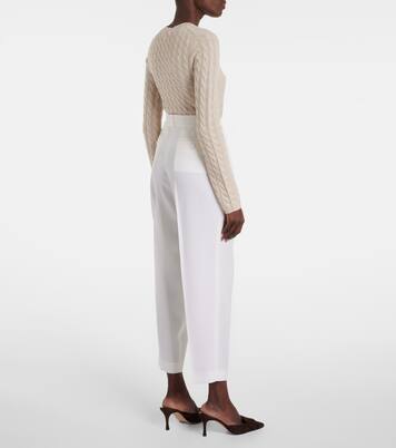 Emmett high-rise wool tapered pants | Altuzarra