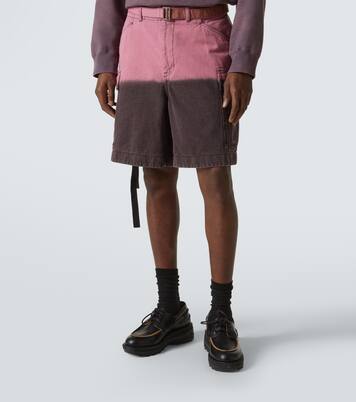 Ombré cotton cargo shorts | Sacai