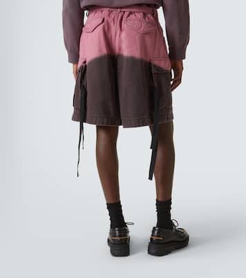 Ombré cotton cargo shorts | Sacai