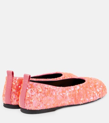 Sequined ballet flats | JW Anderson