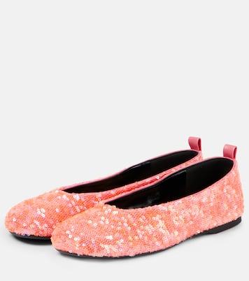 Sequined ballet flats | JW Anderson