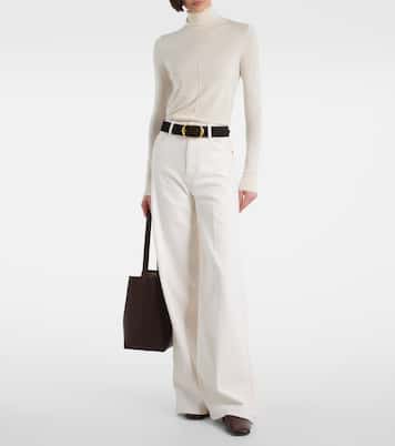 Jeans anchos Abbey de tiro alto | Joseph