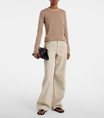Jersey Juhi de algodón y cachemir a rayas | The Row