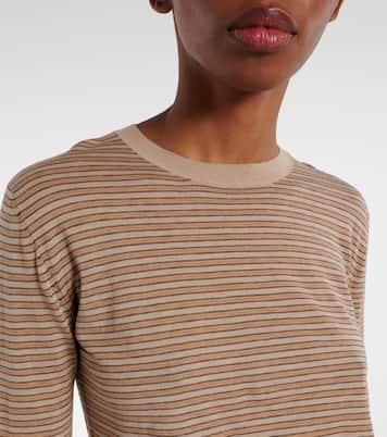 Jersey Juhi de algodón y cachemir a rayas | The Row