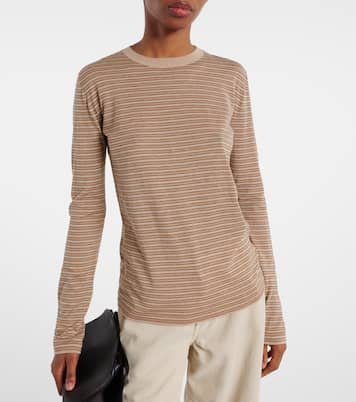 Jersey Juhi de algodón y cachemir a rayas | The Row