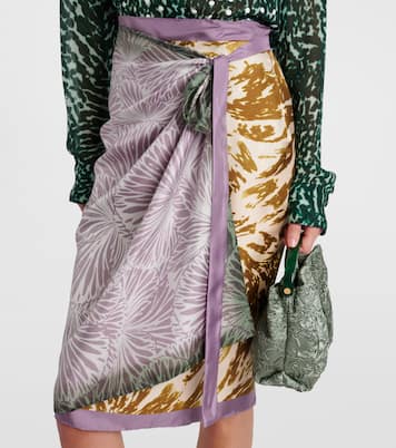 Scarfy 프린트 랩 스커트 | Dries Van Noten