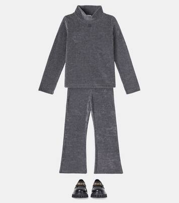 Pullover DG aus Cord | Dolce&Gabbana Kids