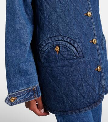 Suffolk quilted denim vest | Blazé Milano
