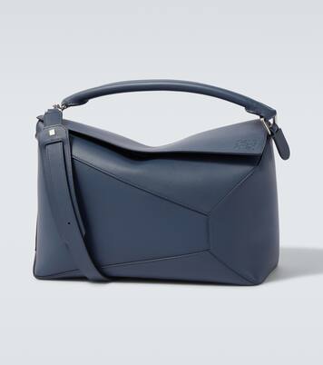 Tote Bag Puzzle Edge Large aus Leder | Loewe