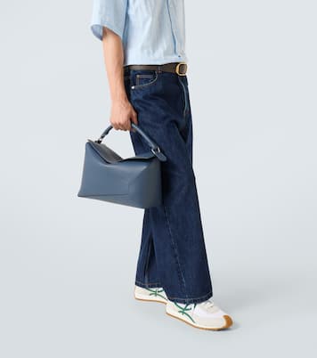 Tote Bag Puzzle Edge Large aus Leder | Loewe