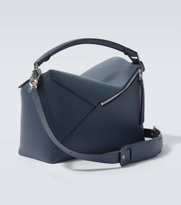 Tote Bag Puzzle Edge Large aus Leder | Loewe