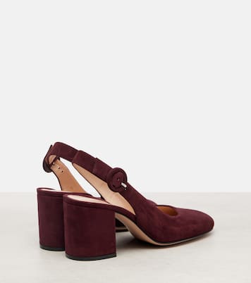 Pumps slingback in suede | Gianvito Rossi