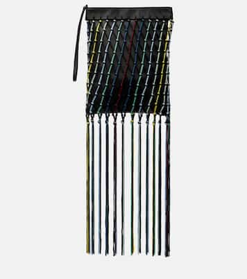 Naila fringed leather pouch | Gabriela Hearst