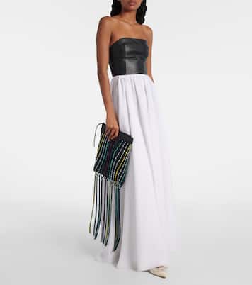 Naila fringed leather pouch | Gabriela Hearst