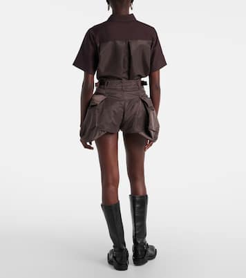 Technical twill cargo shorts | Sacai