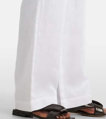 Aurelia linen wide-leg pants | Asceno