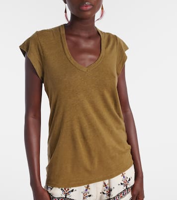 T-Shirt aus Leinen | Marant Etoile
