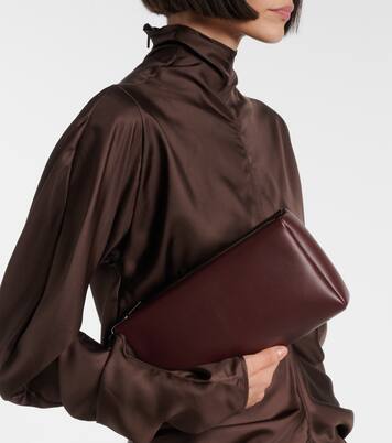 Leather clutch | The Row