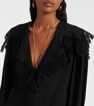 Bestickte Bluse aus Seide | Chloé