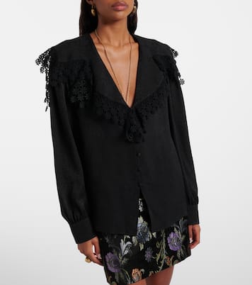 Bestickte Bluse aus Seide | Chloé