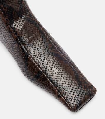 Snake-effect ankle boots | Stella McCartney