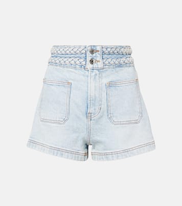 Elijah high-rise denim shorts | Veronica Beard