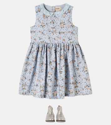Elma floral cotton dress | Wheat