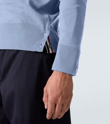 Cardigan 4-Bar en laine vierge | Thom Browne